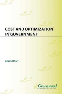 表紙画像: Cost and Optimization in Government 1st edition