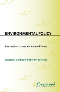 Titelbild: Environmental Policy 1st edition