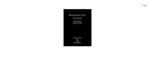 Imagen de portada: William Grant Still 1st edition