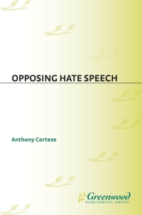 Imagen de portada: Opposing Hate Speech 1st edition