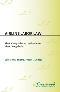 Omslagafbeelding: Airline Labor Law 1st edition