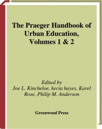 Imagen de portada: The Praeger Handbook of Urban Education [2 volumes] 1st edition