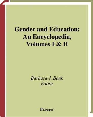 Cover image: Gender and Education [2 volumes] 1st edition