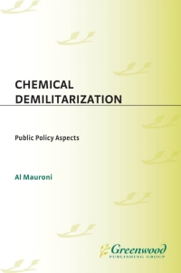 Titelbild: Chemical Demilitarization 1st edition