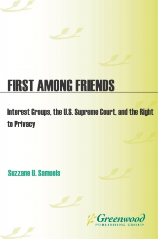 Cover image: First among Friends 1st edition