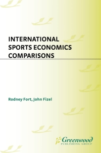 Imagen de portada: International Sports Economics Comparisons 1st edition