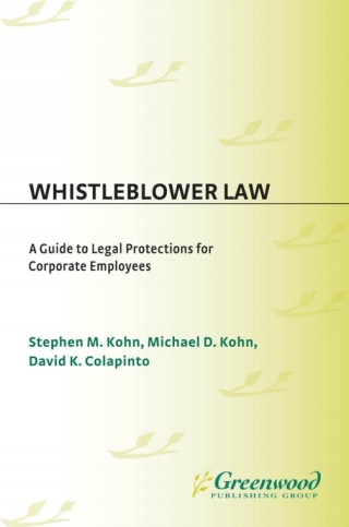 Cover image: Whistleblower Law 1st edition