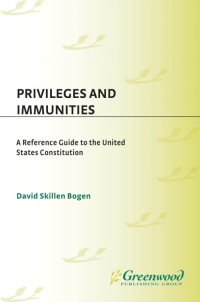 Immagine di copertina: Privileges and Immunities 1st edition