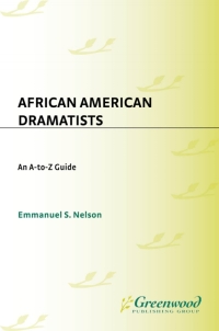 Imagen de portada: African American Dramatists 1st edition