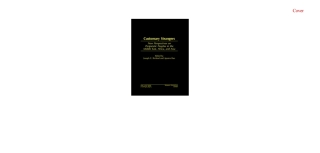 Imagen de portada: Customary Strangers 1st edition 9780897897716
