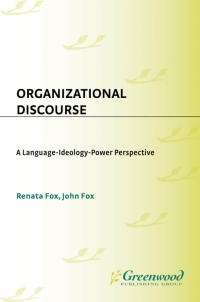 Imagen de portada: Organizational Discourse 1st edition
