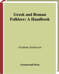 Cover image: Greek and Roman Folklore 1st edition