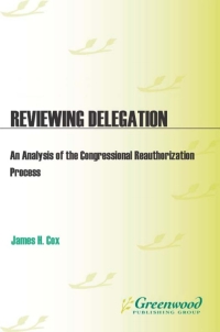 Cover image: Reviewing Delegation 1st edition