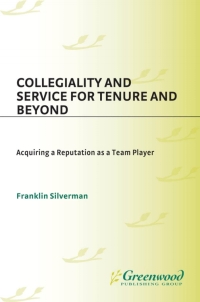 Imagen de portada: Collegiality and Service for Tenure and Beyond 1st edition