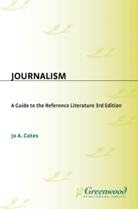 Imagen de portada: Journalism 3rd edition