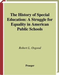 صورة الغلاف: The History of Special Education 1st edition