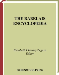 Cover image: The Rabelais Encyclopedia 1st edition