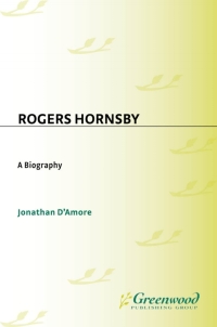 Cover image: Rogers Hornsby 1st edition