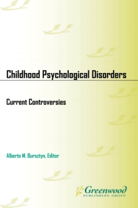 Imagen de portada: Childhood Psychological Disorders 1st edition