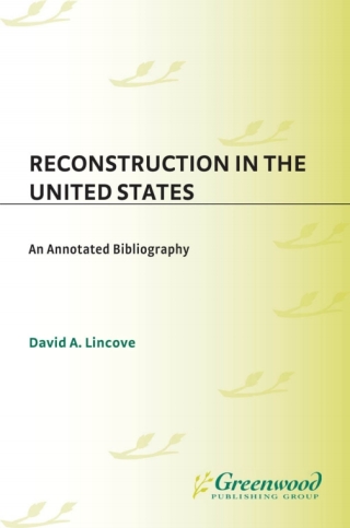 Cover image: Reconstruction in the United States 1st edition