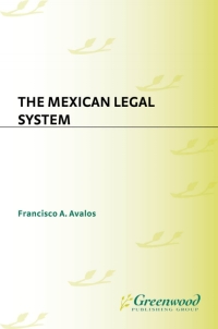 Imagen de portada: The Mexican Legal System 1st edition