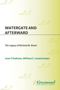 Imagen de portada: Watergate and Afterward 1st edition