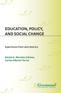 Cover image: Education, Policy, and Social Change 1st edition