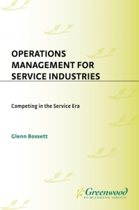 Cover image: Operations Management for Service Industries 1st edition