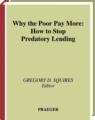 Titelbild: Why the Poor Pay More 1st edition 9780275981860