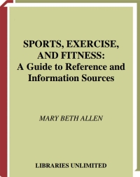 Cover image: Sports, Exercise, and Fitness 1st edition