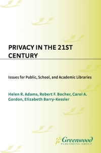 Cover image: Privacy in the 21st Century 1st edition