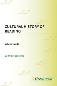 Cover image: Cultural History of Reading [2 volumes] 1st edition