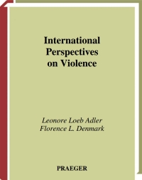 Cover image: International Perspectives on Violence 1st edition 9780275974985