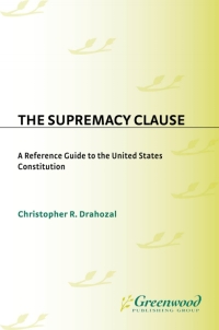 Cover image: The Supremacy Clause 1st edition