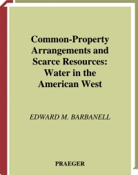 Imagen de portada: Common-Property Arrangements and Scarce Resources 1st edition