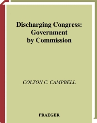 Cover image: Discharging Congress 1st edition