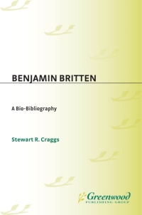 表紙画像: Benjamin Britten 1st edition