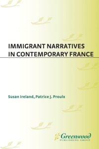 Imagen de portada: Immigrant Narratives in Contemporary France 1st edition