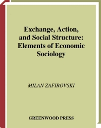 Titelbild: Exchange, Action, and Social Structure 1st edition