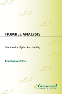 Cover image: Humble Analysis 1st edition