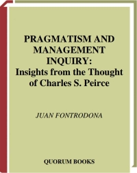 Imagen de portada: Pragmatism and Management Inquiry 1st edition