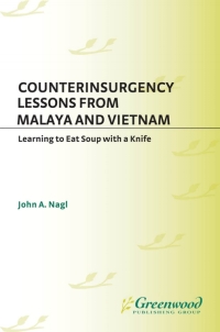 Imagen de portada: Counterinsurgency Lessons from Malaya and Vietnam 1st edition