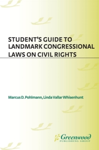 Cover image: Student's Guide to Landmark Congressional Laws on Civil Rights 1st edition