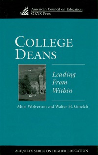Immagine di copertina: College Deans 9781573563949
