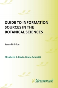 Cover image: Guide to Information Sources in the Botanical Sciences 1st edition