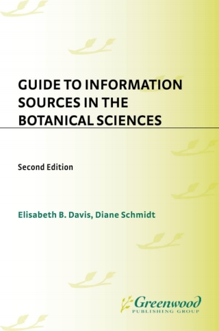 Imagen de portada: Guide to Information Sources in the Botanical Sciences 1st edition