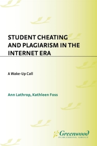 Cover image: Student Cheating and Plagiarism in the Internet Era 1st edition