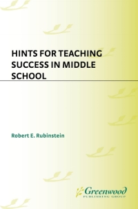 Cover image: Hints for Teaching Success in Middle School 1st edition