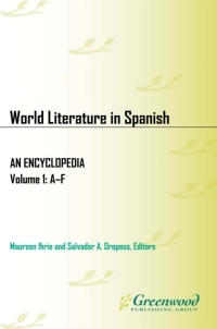 صورة الغلاف: World Literature in Spanish [3 volumes] 1st edition