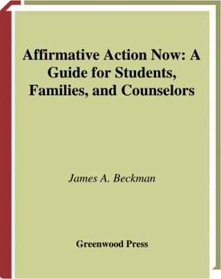 表紙画像: Affirmative Action Now 1st edition 9780313334153